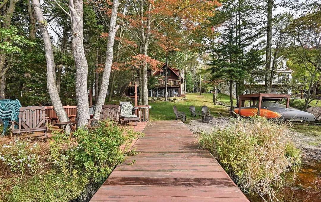 Lakefront Cabin Pvt Beach And Dock - Sunset Marina Arrowhead Lake Экстерьер фото