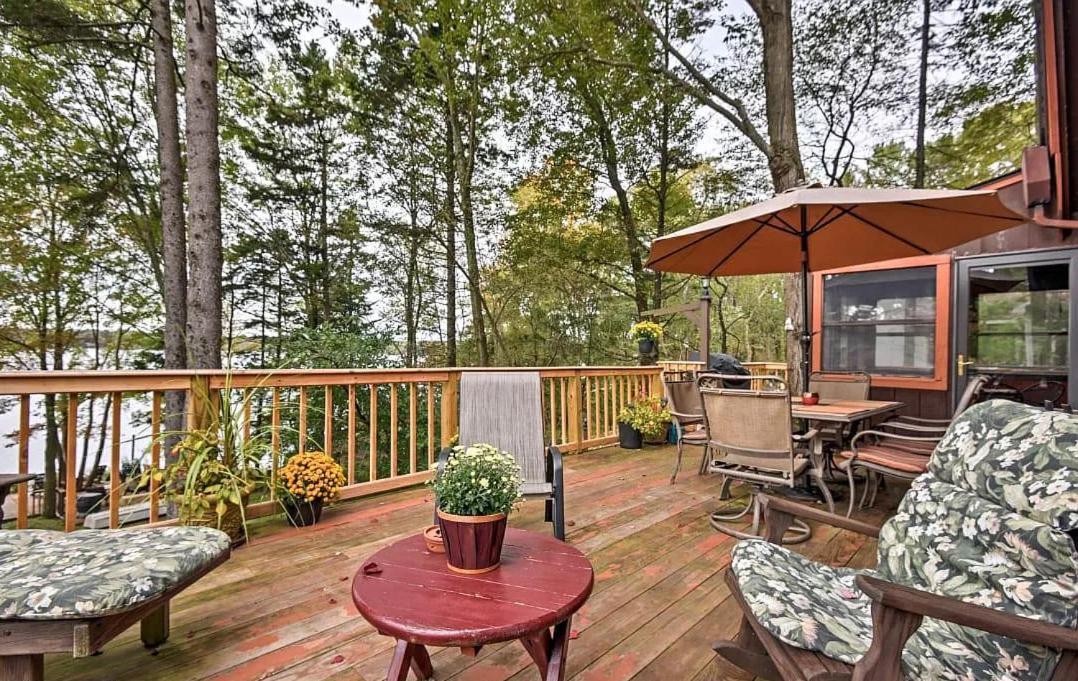 Lakefront Cabin Pvt Beach And Dock - Sunset Marina Arrowhead Lake Экстерьер фото